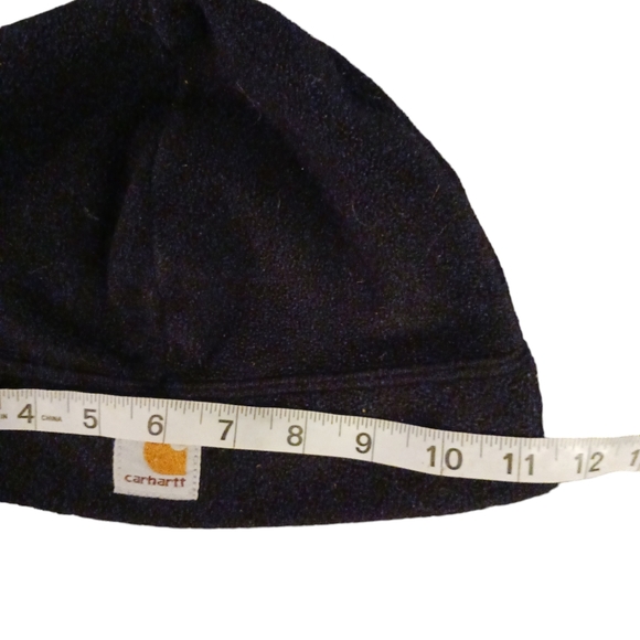 Carhartt black beanie.  Unisex.  Adult size. - Picture 5 of 5